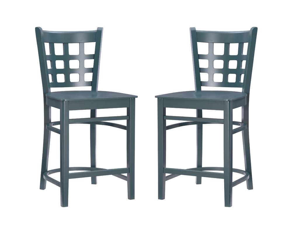 Linon Home Decor - Lola Counter Stool Green (Set of 2) - CS281GRN02ASU veiw 2