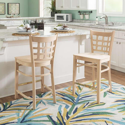 Linon Home Decor - Lola Counter Stool Unfinished (Set of 2) - CS281UNFIN02ASU veiw 6