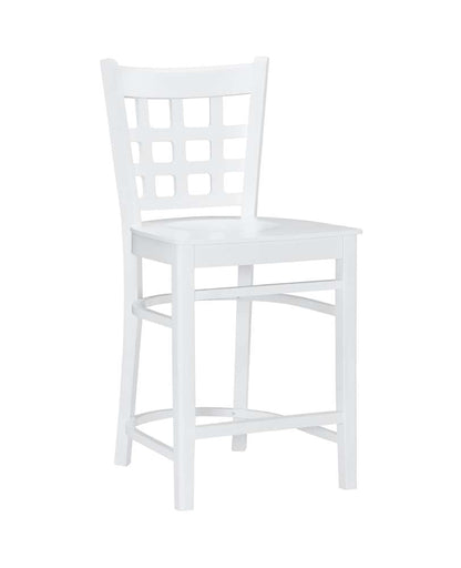 Linon Home Decor - Lola Counter Stool White (Set of 2) - CS281WHT02ASU veiw 1
