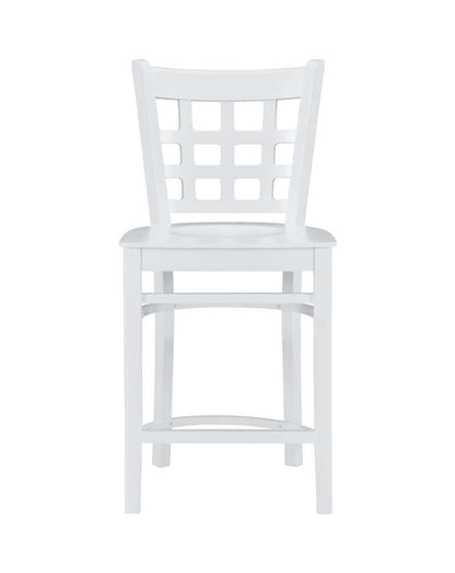 Linon Home Decor - Lola Counter Stool White (Set of 2) - CS281WHT02ASU veiw 3