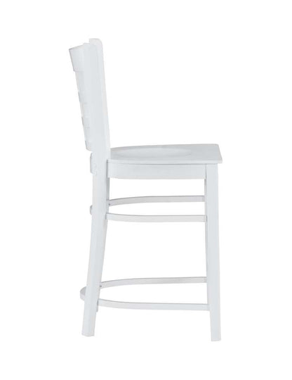 Linon Home Decor - Lola Counter Stool White (Set of 2) - CS281WHT02ASU veiw 4