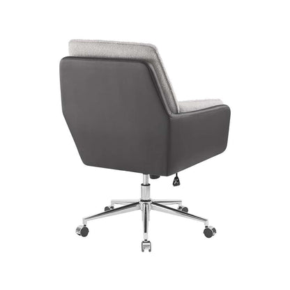 Linon Home Decor - Mabry Swivel Chair Black Grey - OC131BLKGRY01U veiw 4