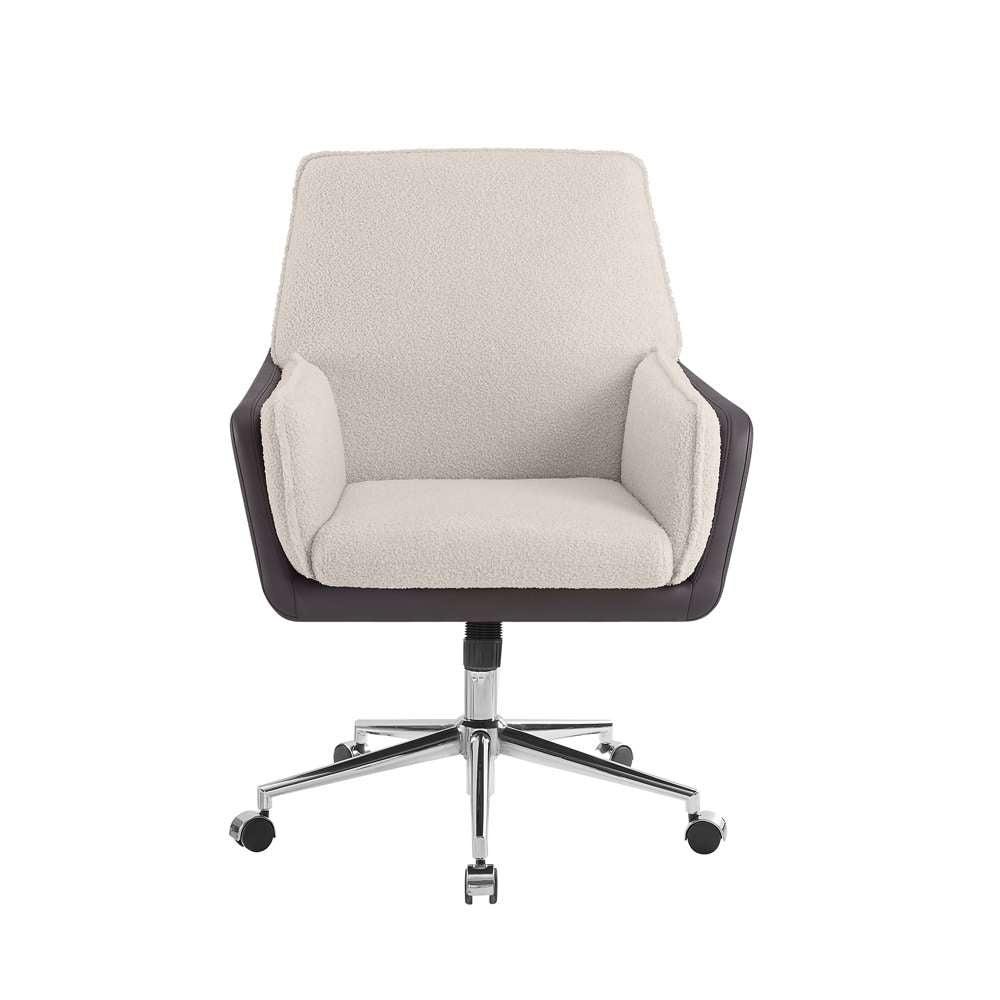 Linon Home Decor - Mabry Swivel Chair Brown Natural - OC131BRNNAT01U veiw 2