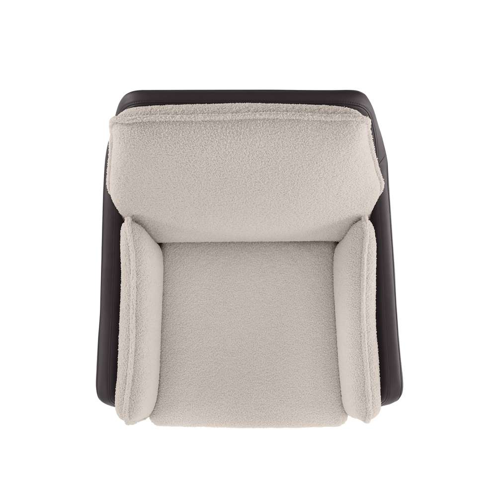 Linon Home Decor - Mabry Swivel Chair Brown Natural - OC131BRNNAT01U veiw 6