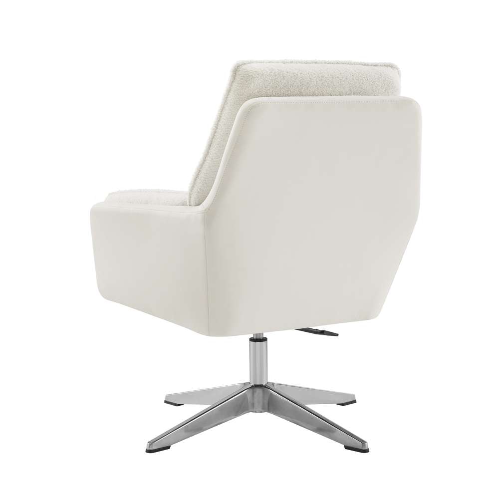 Linon Home Decor - Maddie Wht Wht Swivel Chair - CH270WHT01U veiw 4