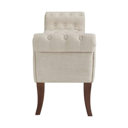 Linon Home Decor - Madison Natural Roll Arm Bench  - BH060NAT01U veiw 6