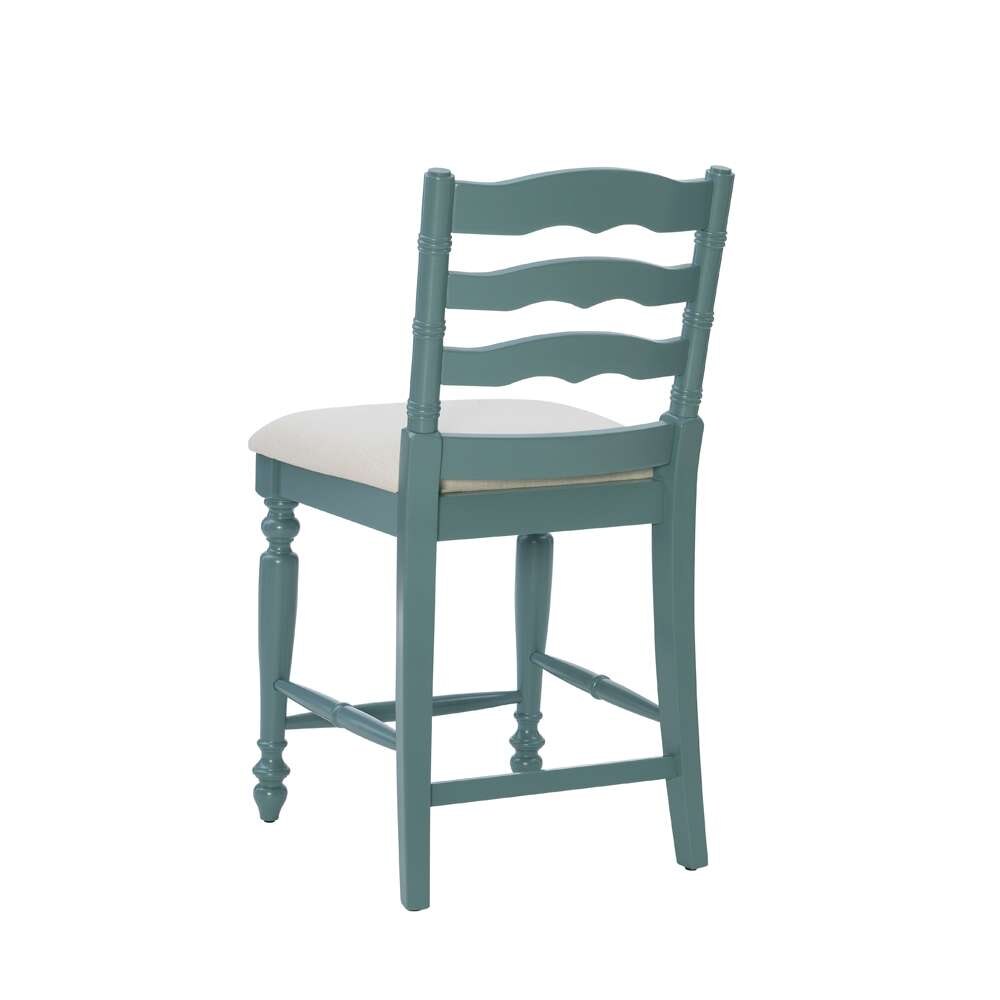 Linon Home Decor - Marino 24 In Antique Blue Counter Stool - CS002BLU01U veiw 4