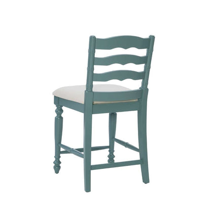 Linon Home Decor - Marino 24 In Antique Blue Counter Stool - CS002BLU01U veiw 4
