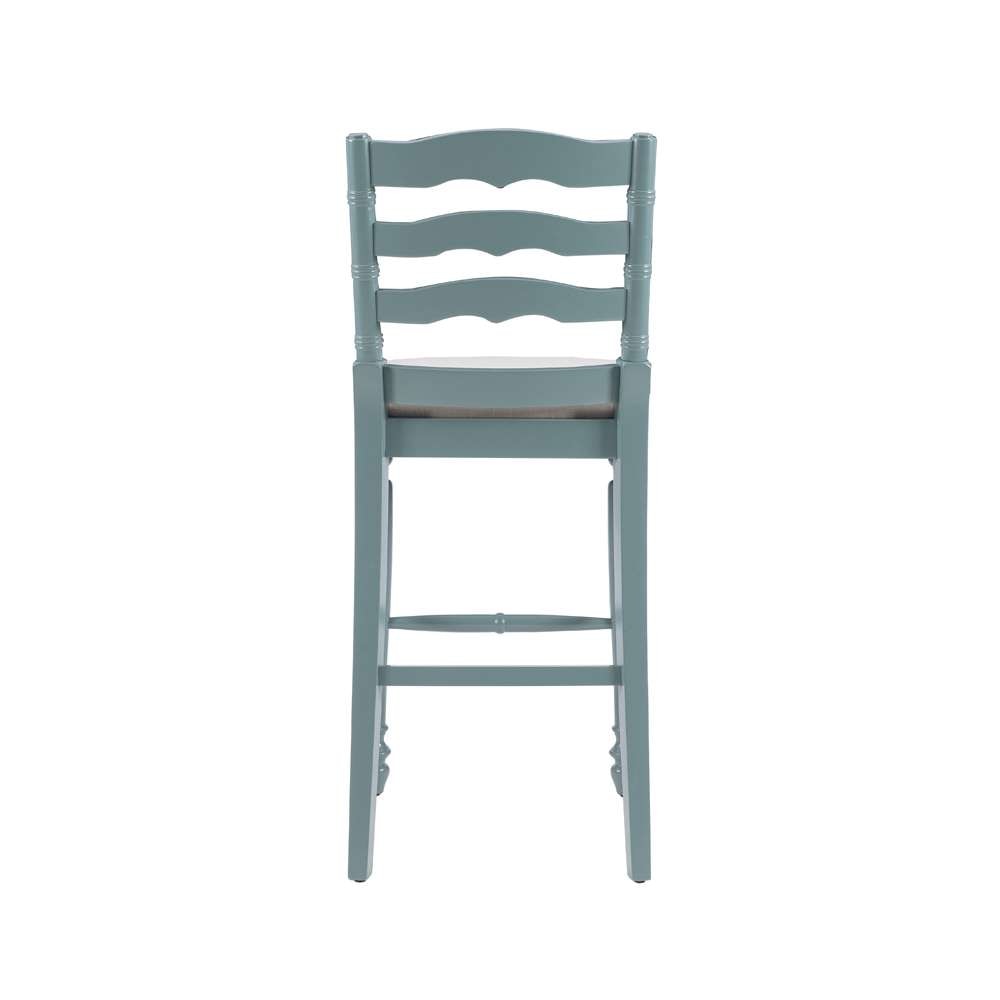 Linon Home Decor - Marino 30 In Antique Blue Bar Stool - BS004BLU01U veiw 5