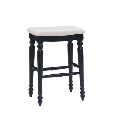 Linon Home Decor - Marino Black Backless Bar Stool - BS206ABLK01U veiw 4
