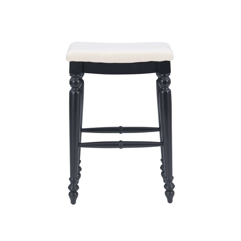 Linon Home Decor - Marino Black Backless Bar Stool - BS206ABLK01U veiw 5