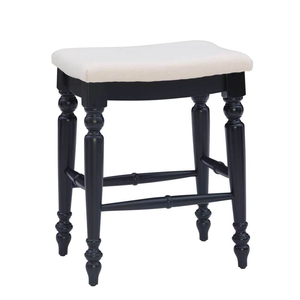 Linon Home Decor - Marino Black Backless Counter Stool - CS205ABLK01U veiw 4