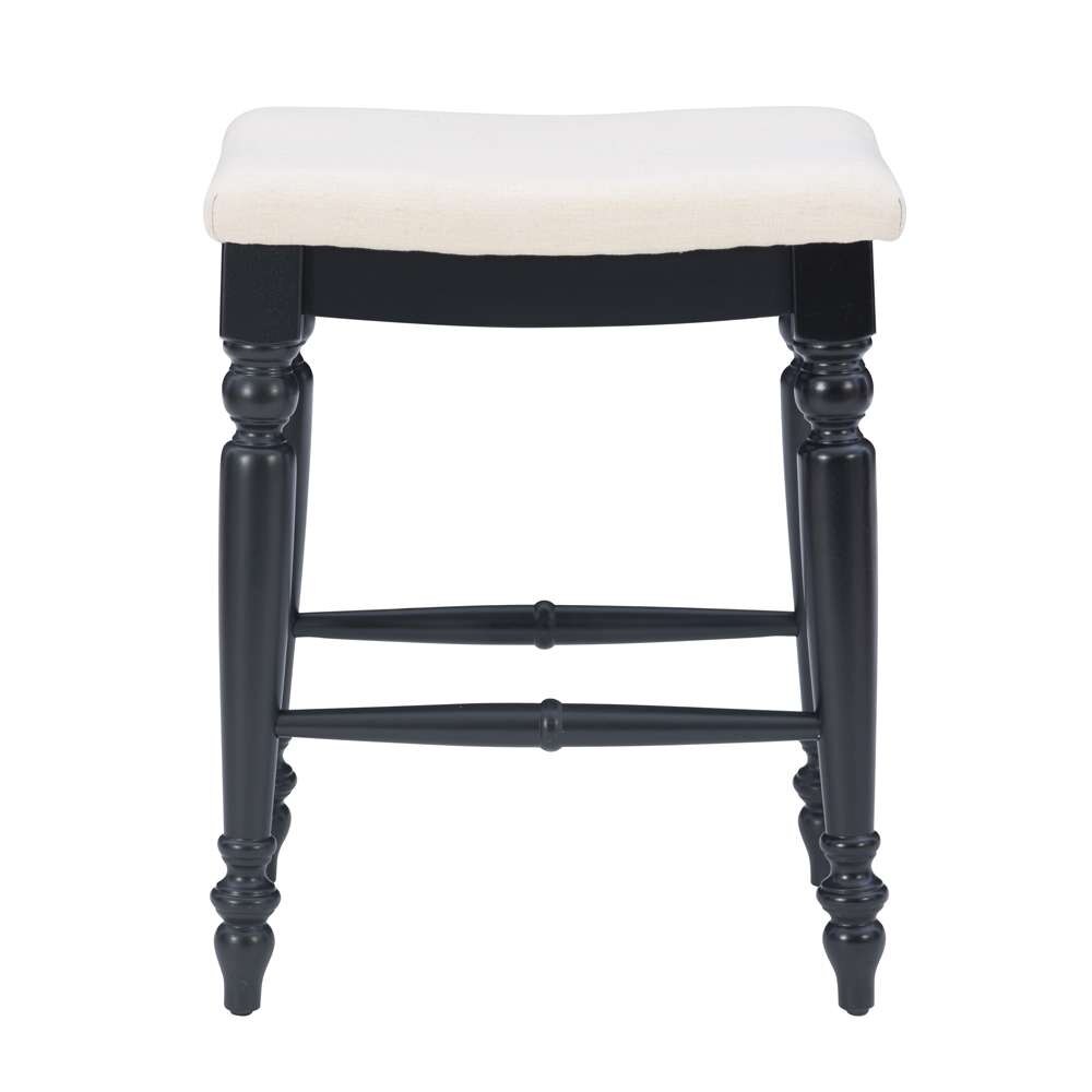 Linon Home Decor - Marino Black Backless Counter Stool - CS205ABLK01U veiw 5