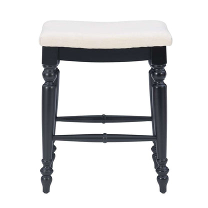 Linon Home Decor - Marino Black Backless Counter Stool - CS205ABLK01U veiw 5