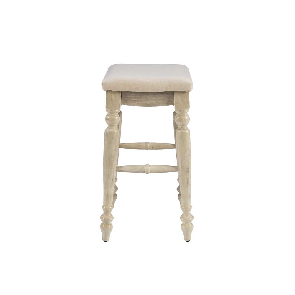 Linon Home Decor - Marino White Wash Backless Counter Stool - CS203WWSH01U veiw 3