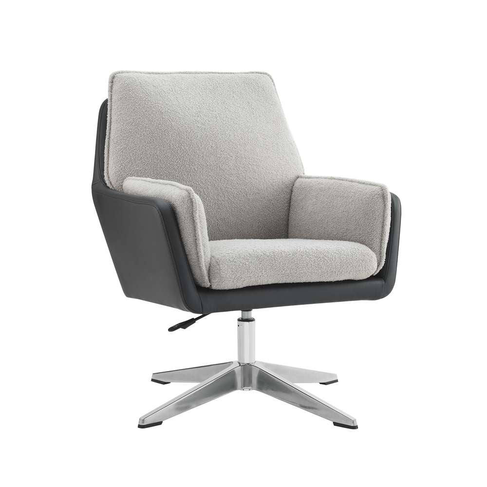 Linon Home Decor - Marion Swivel Chair Black Grey - CH270BLKGRY01U veiw 4