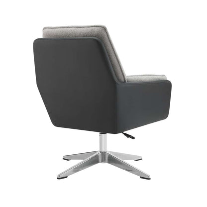 Linon Home Decor - Marion Swivel Chair Black Grey - CH270BLKGRY01U veiw 6