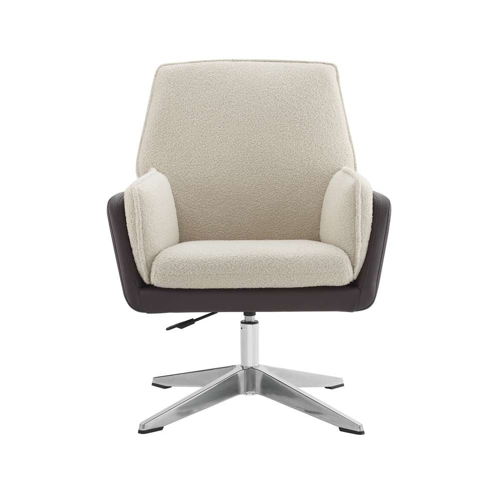 Linon Home Decor - Marion Swivel Chair Brown Natural - CH270BRNNAT01U veiw 5