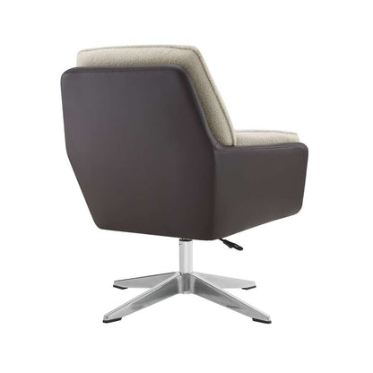 Linon Home Decor - Marion Swivel Chair Brown Natural - CH270BRNNAT01U veiw 6