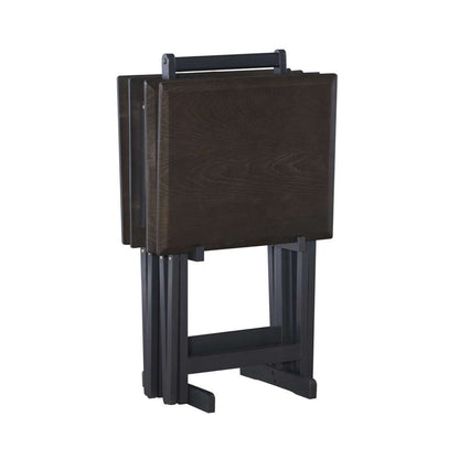 Linon Home Decor - Marlowe Grey Tray Table Set - TT511GRY01U veiw 1