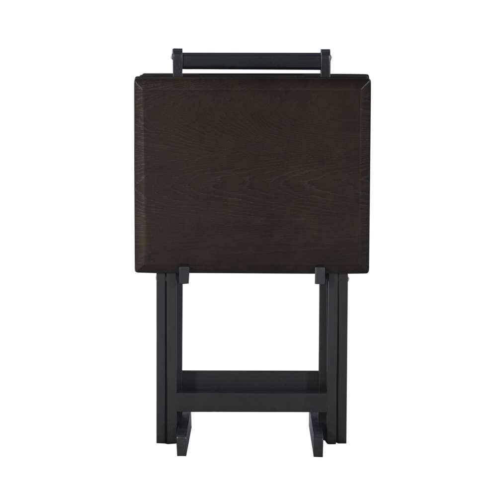 Linon Home Decor - Marlowe Grey Tray Table Set - TT511GRY01U veiw 2