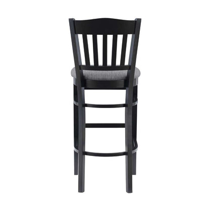 Linon Home Decor - Maryah Upholstered Barstool Black (Set of 2) - BS282BLK02ASU veiw 6