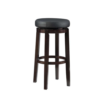 Linon Home Decor - Maya Black 29 Inches Bar Stool - 98353KBLK-01-KD veiw 1