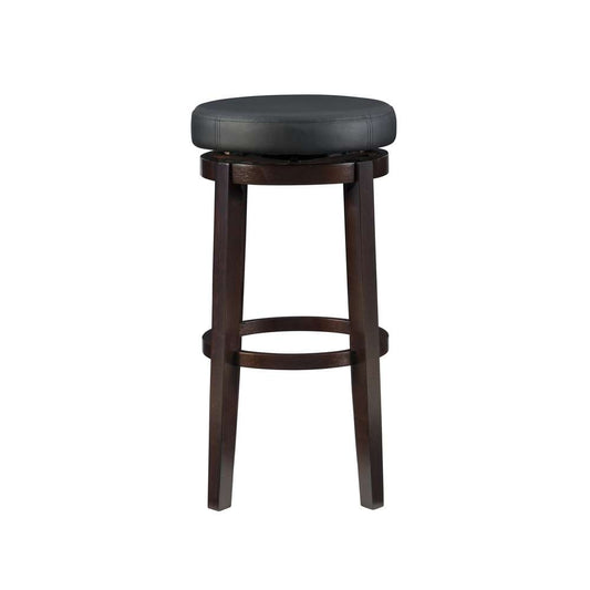 Linon Home Decor - Maya Black 29 Inches Bar Stool - 98353KBLK-01-KD veiw 2
