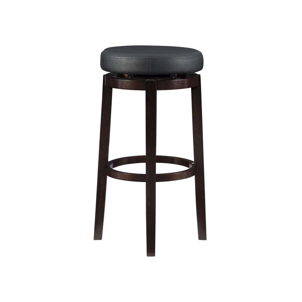 Linon Home Decor - Maya Black 29 Inches Bar Stool - 98353KBLK-01-KD veiw 3
