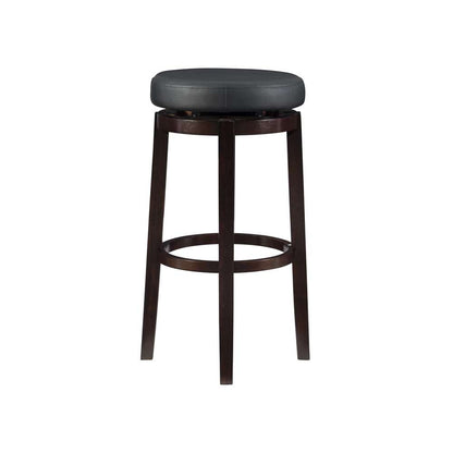 Linon Home Decor - Maya Black 29 Inches Bar Stool - 98353KBLK-01-KD veiw 3