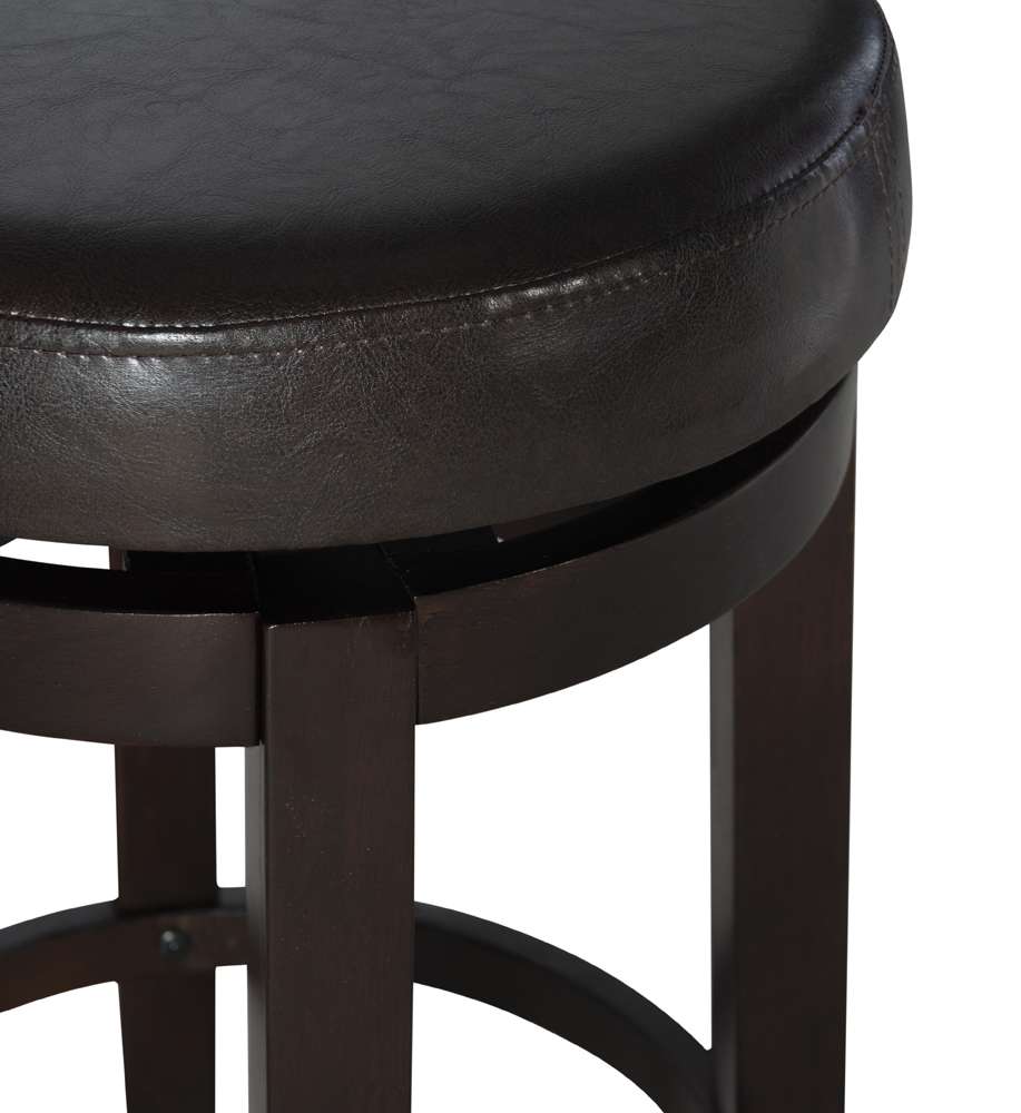 Linon Home Decor - Maya Brown 24 Inches Counter Stool - 98352BRN-01-KD veiw 2