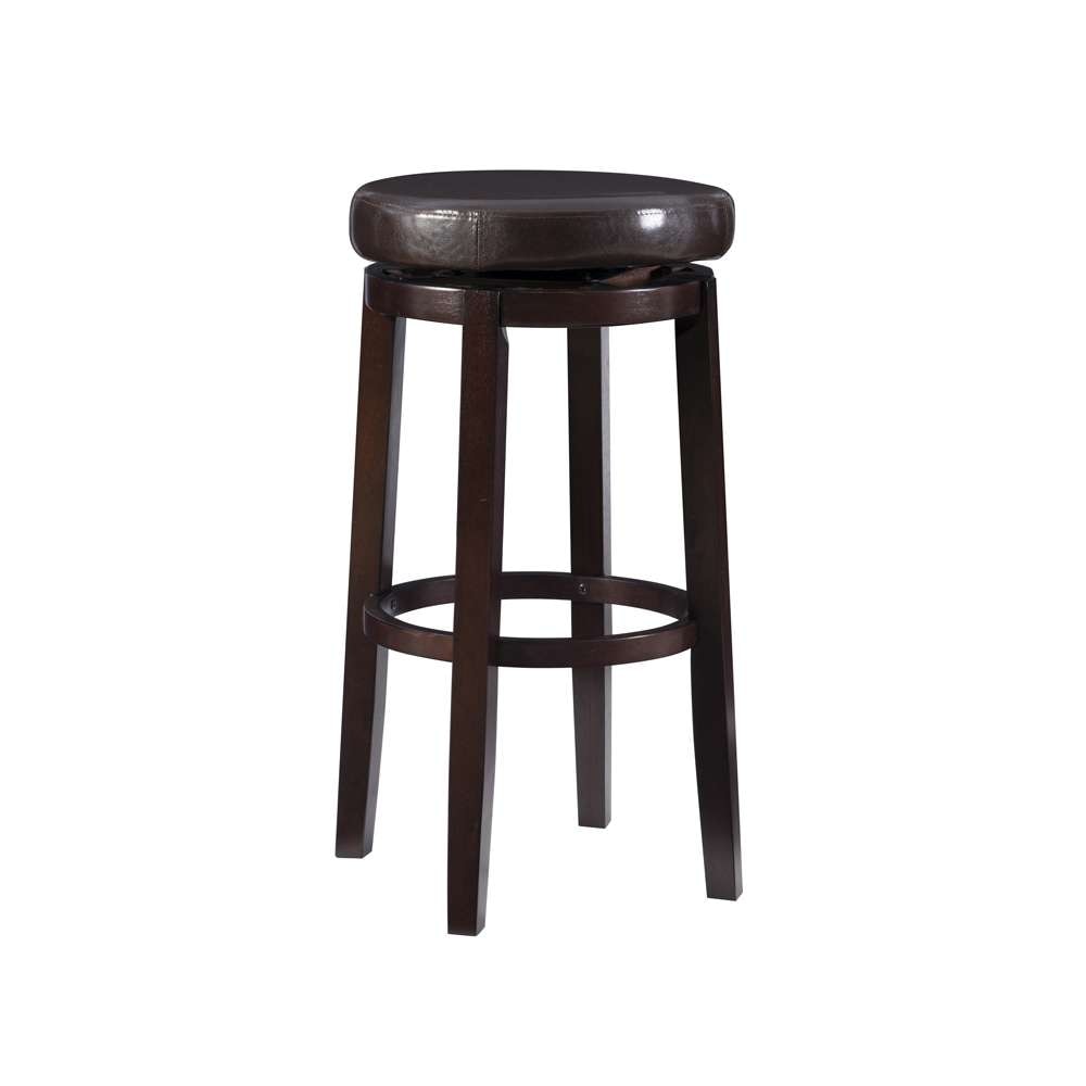 Linon Home Decor - Maya Brown 29 Inches Bar Stool - 98353BRN-01-KD veiw 1