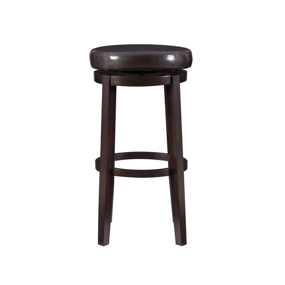 Linon Home Decor - Maya Brown 29 Inches Bar Stool - 98353BRN-01-KD veiw 2