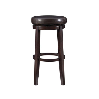 Linon Home Decor - Maya Brown 29 Inches Bar Stool - 98353BRN-01-KD veiw 2