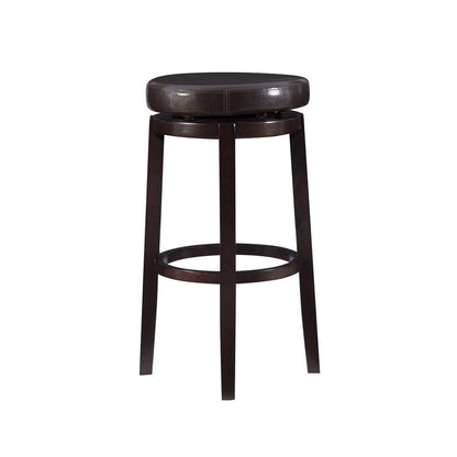 Linon Home Decor - Maya Brown 29 Inches Bar Stool - 98353BRN-01-KD veiw 3