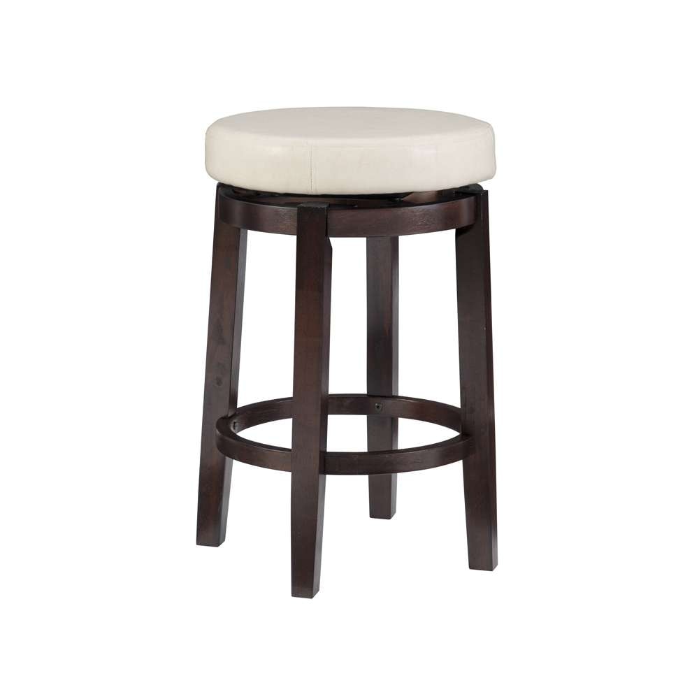 Linon Home Decor - Maya Rice 24 Inches Counter Stool - 98352KRIC-01-KD veiw 1