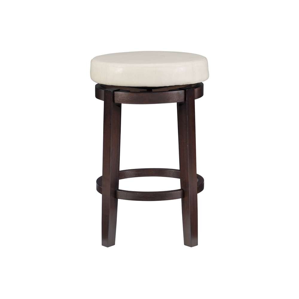 Linon Home Decor - Maya Rice 24 Inches Counter Stool - 98352KRIC-01-KD veiw 2