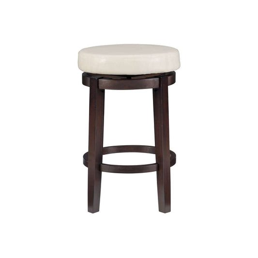 Linon Home Decor - Maya Rice 24 Inches Counter Stool - 98352KRIC-01-KD veiw 2