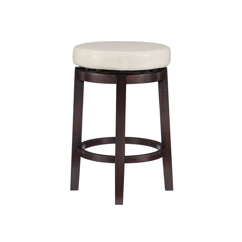 Linon Home Decor - Maya Rice 24 Inches Counter Stool - 98352KRIC-01-KD veiw 3