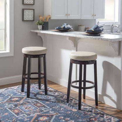 Linon Home Decor - Maya Rice 29 Inches Bar Stool - 98353KRIC-01-KD veiw 5