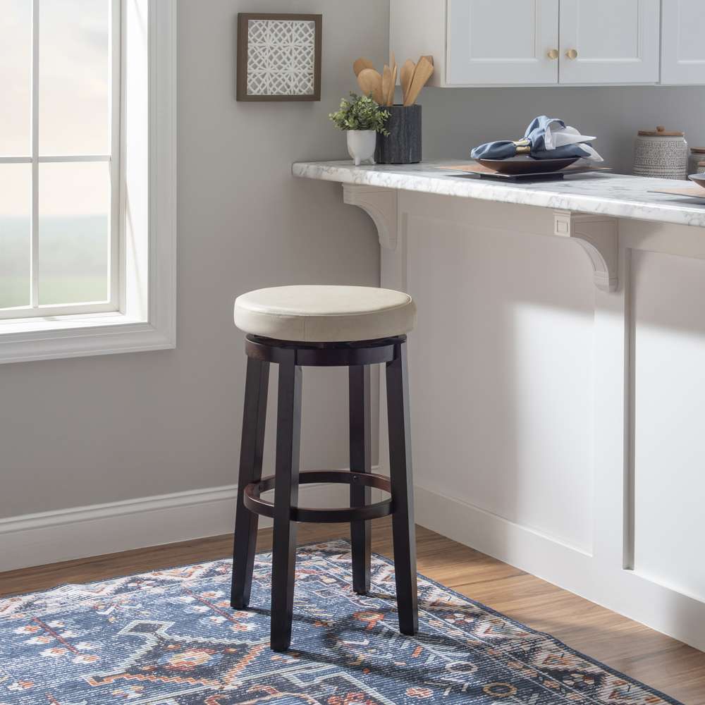 Linon Home Decor - Maya Rice 29 Inches Bar Stool - 98353KRIC-01-KD veiw 6