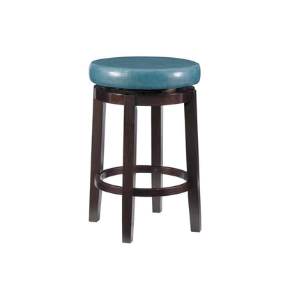 Linon Home Decor - Maya Teal 24 Inches Counter Stool - 98352TEA-01-KD veiw 1