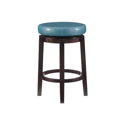 Linon Home Decor - Maya Teal 24 Inches Counter Stool - 98352TEA-01-KD veiw 3