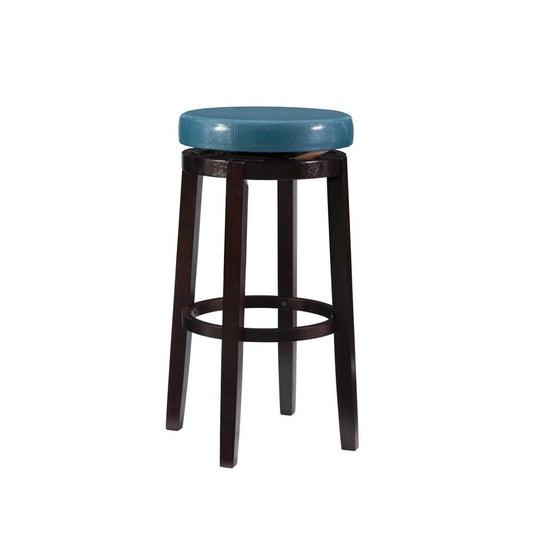 Linon Home Decor - Maya Teal 29 Inches Bar Stool - 98353TEA-01-KD veiw 1