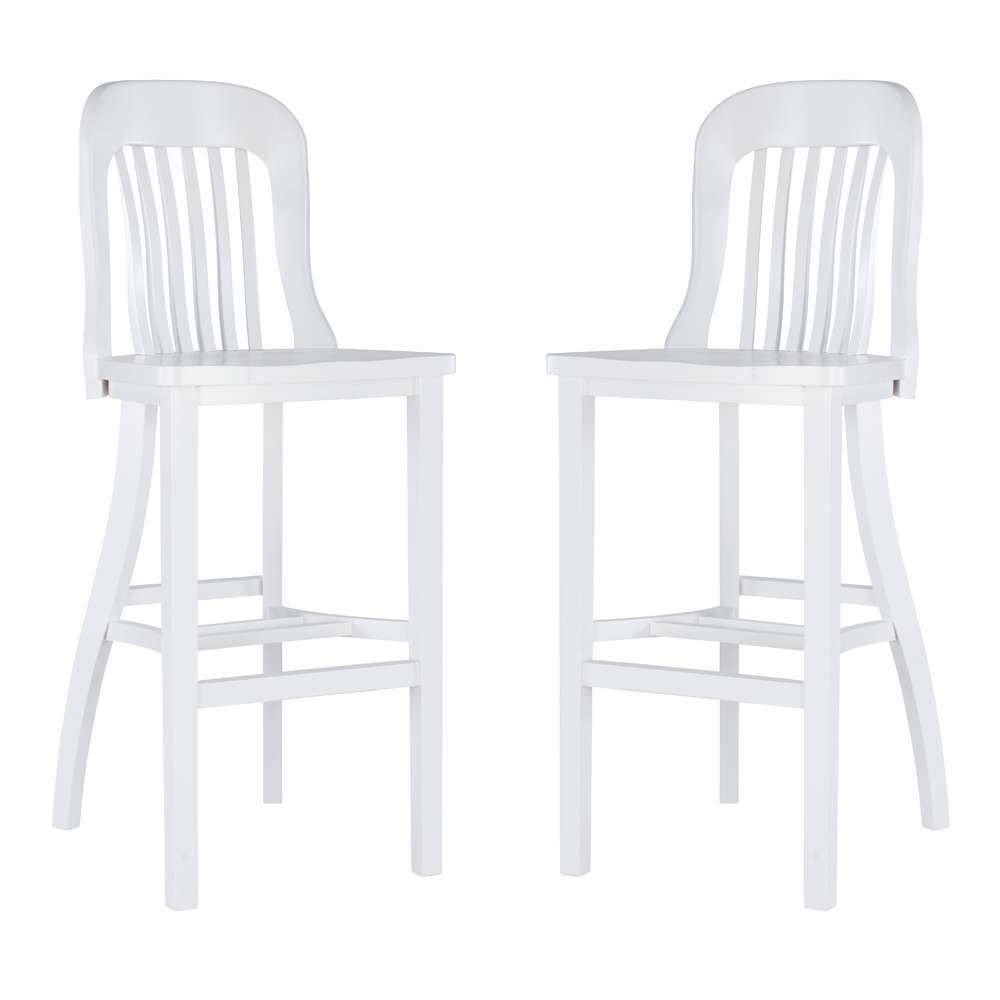 Linon Home Decor - Maylen Barstool White (Set of 2) - BS294WHT02ASU view 6