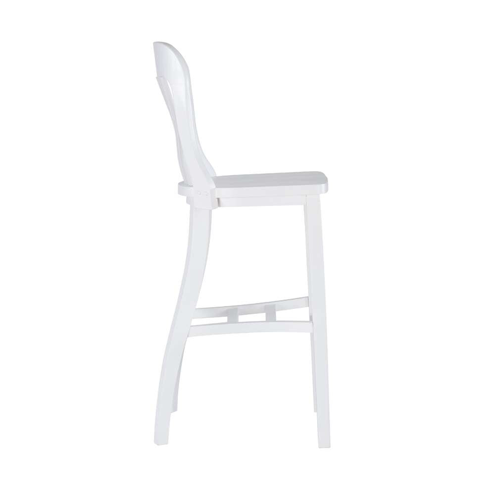 Linon Home Decor - Maylen Barstool White (Set of 2) - BS294WHT02ASU veiw 3