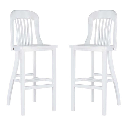 Linon Home Decor - Maylen Barstool White (Set of 2) - BS294WHT02ASU veiw 6