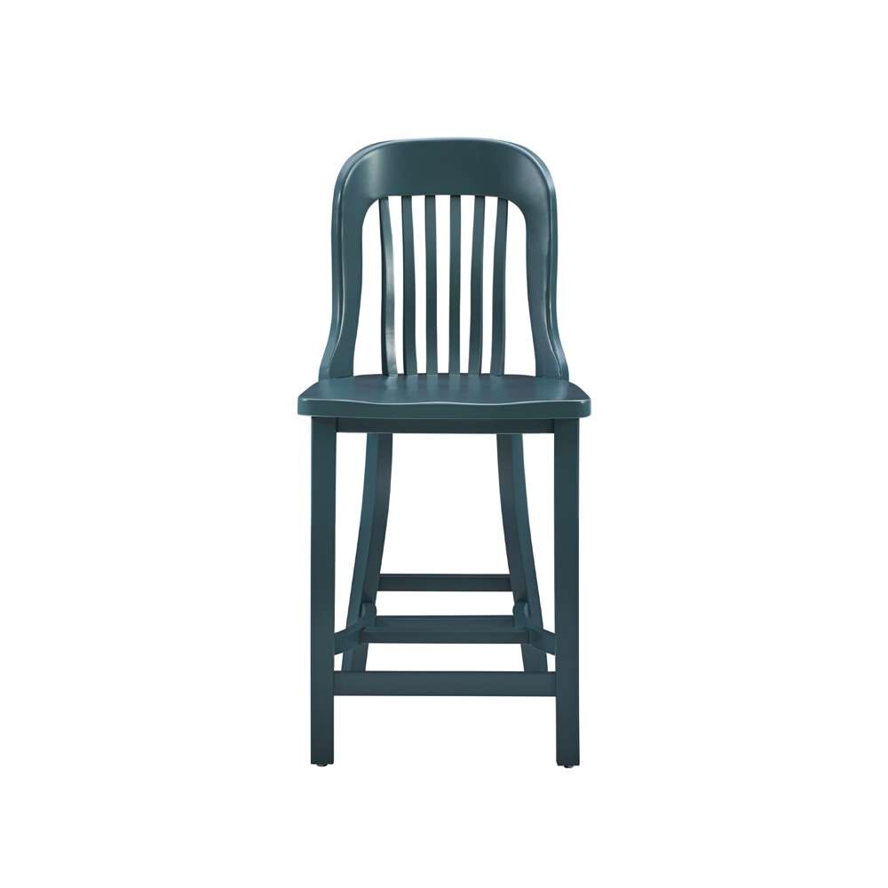 Linon Home Decor - Maylen Green Counter Stool W Wood Seat (Set of 2) - BS294GRN02ASU veiw 2