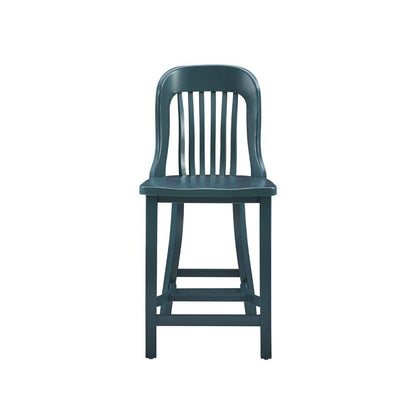 Linon Home Decor - Maylen Green Counter Stool W Wood Seat (Set of 2) - BS294GRN02ASU veiw 2