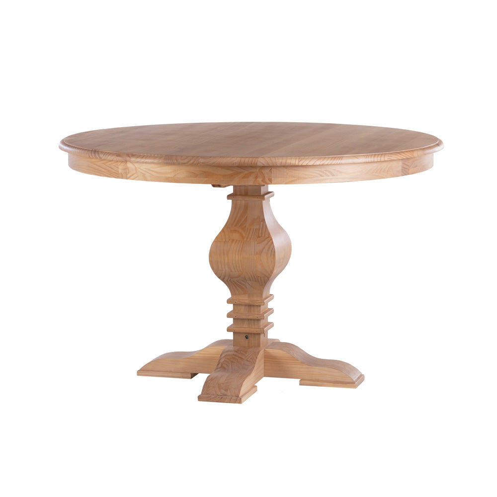 Linon Home Decor - Mcleavy Round Dining Table, Honey - D1227D19RDT view 2